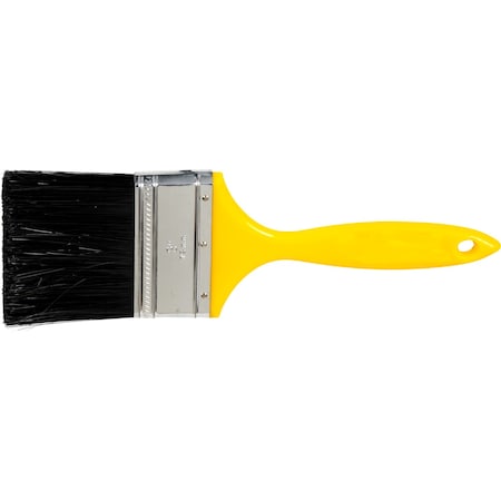 3 Wall Brush - Black Polyester Fill, Yellow Plastic Handle